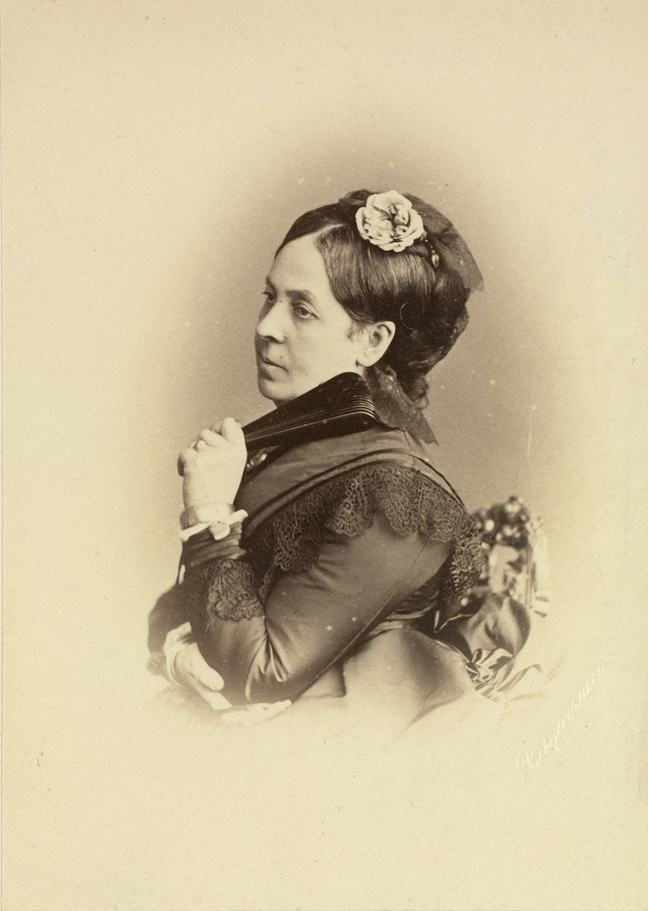 Detail of Portrait of Countess Sophia Andreevna Tolstaya, c. 1874 by Anonymous