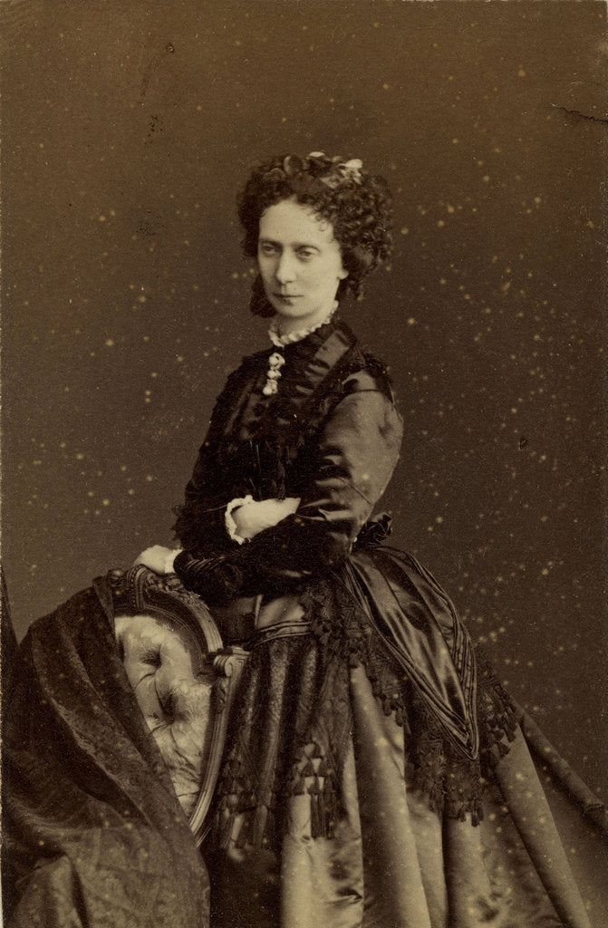Detail of Portrait of Maria Alexandrovna, Empress of Russia, 1873 by Anonymous