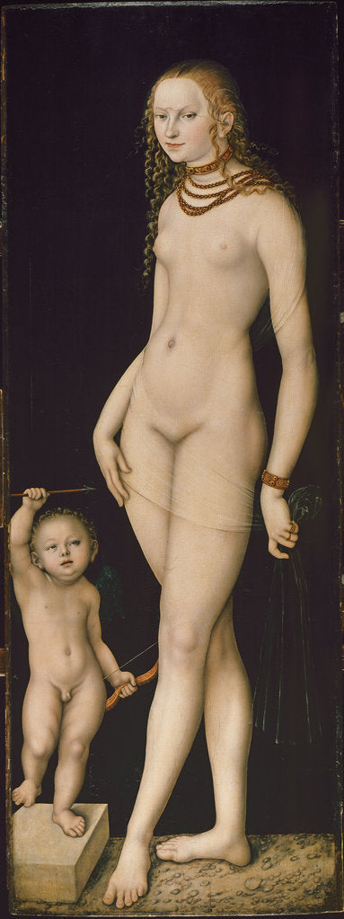 Detail of Venus and Cupid, ca 1530 by Anonymous