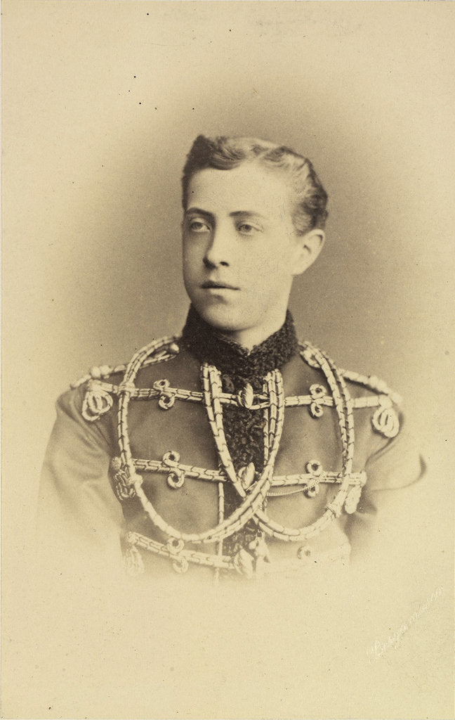 Detail of Portrait of Grand Duke Nicholas Nikolaevich (the younger) of Russia, 1874 by Anonymous