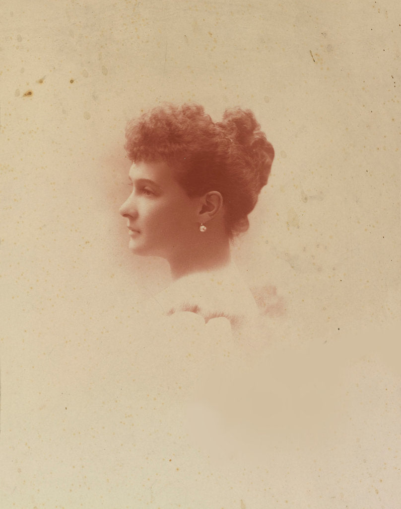 Detail of Grand Duchess Maria Pavlovna of Russia, 1894 by Anonymous