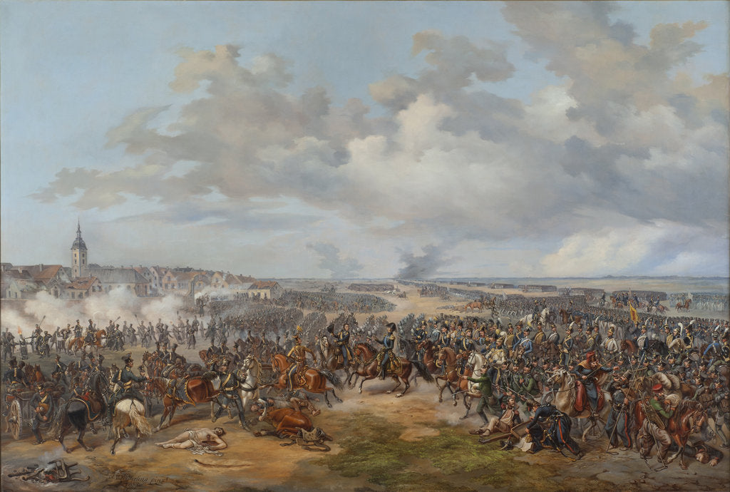 Detail of Swedish Troops Assaulting the Town Gate of Leipzig, October 19, 1813, 1853 by Anonymous