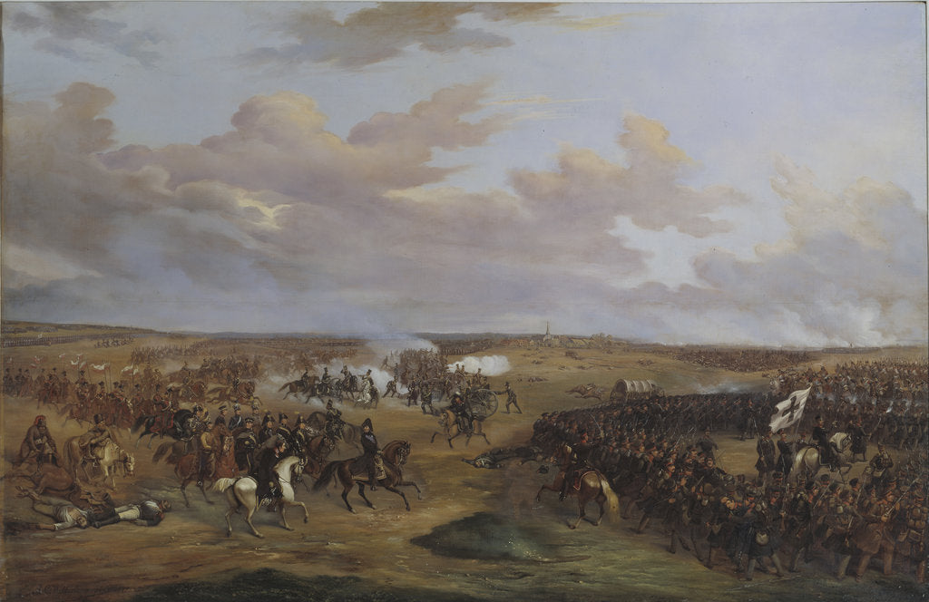 Detail of The Battle of Dennewitz on 6 September 1813, 1842 by Anonymous