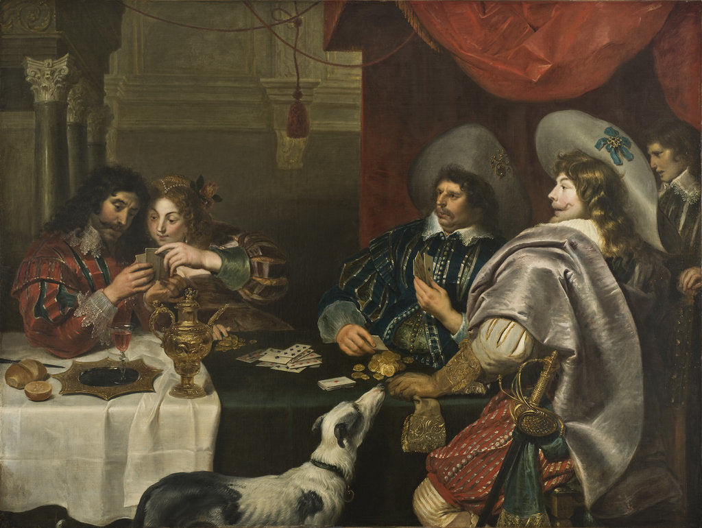 Detail of The Card Game by Anonymous