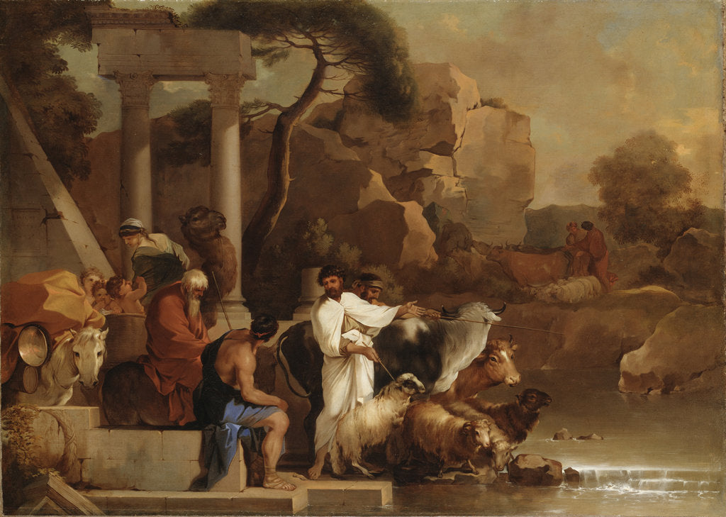 Detail of Jacobs Departure by Anonymous