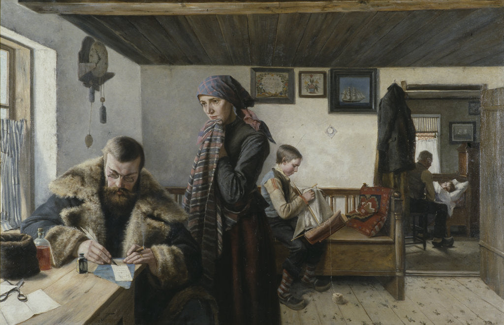 Detail of Doctor Home Visit by Anonymous