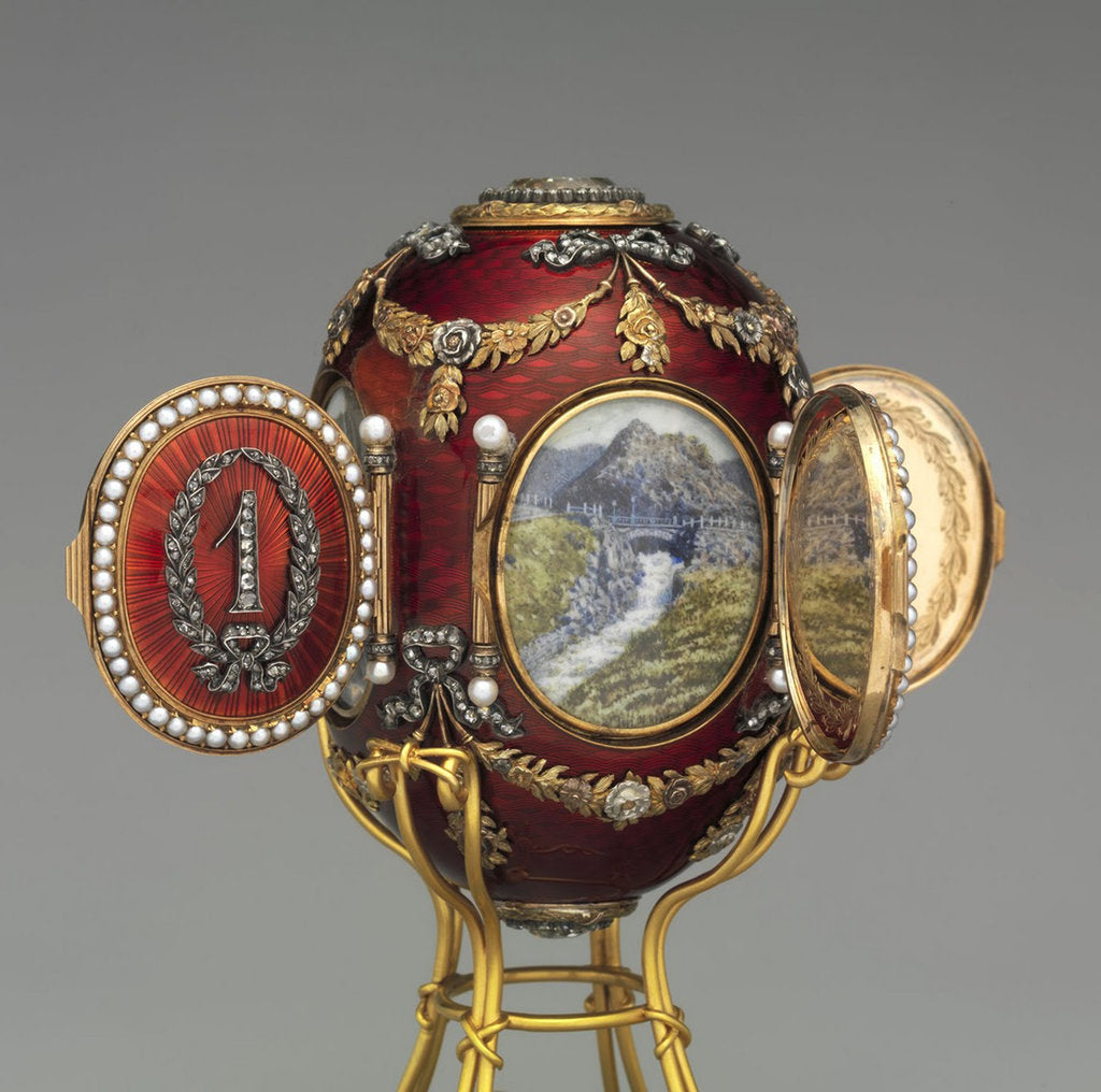 Detail of The Imperial Caucasus Egg, 1893 by Anonymous