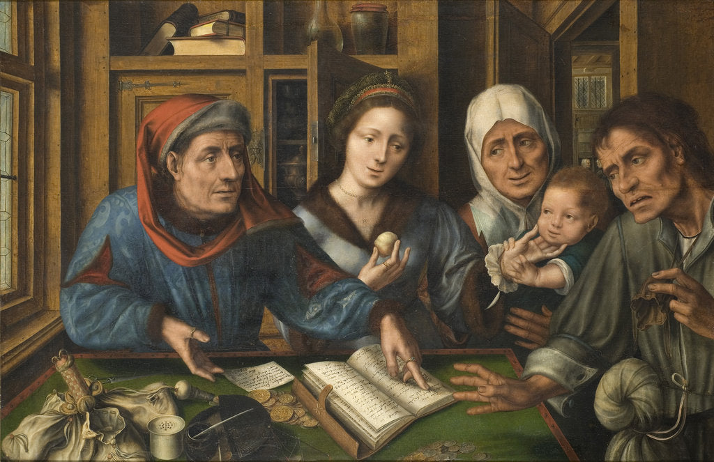Detail of The Tithing, 1514 by Anonymous