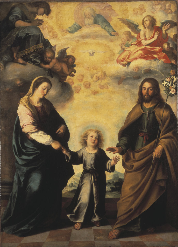 Detail of The Return of the Holy Family from Egypt by Anonymous