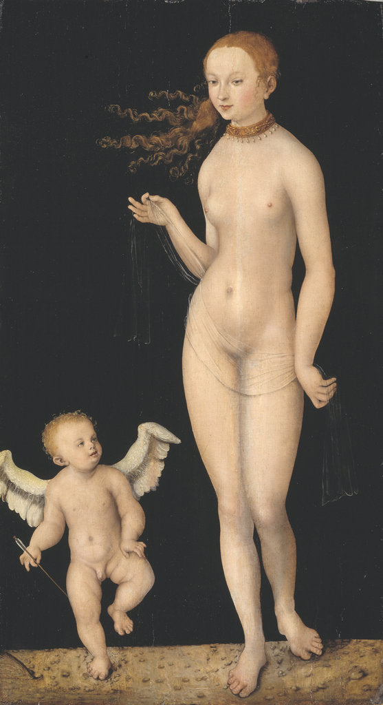 Detail of Venus and Cupid by Anonymous