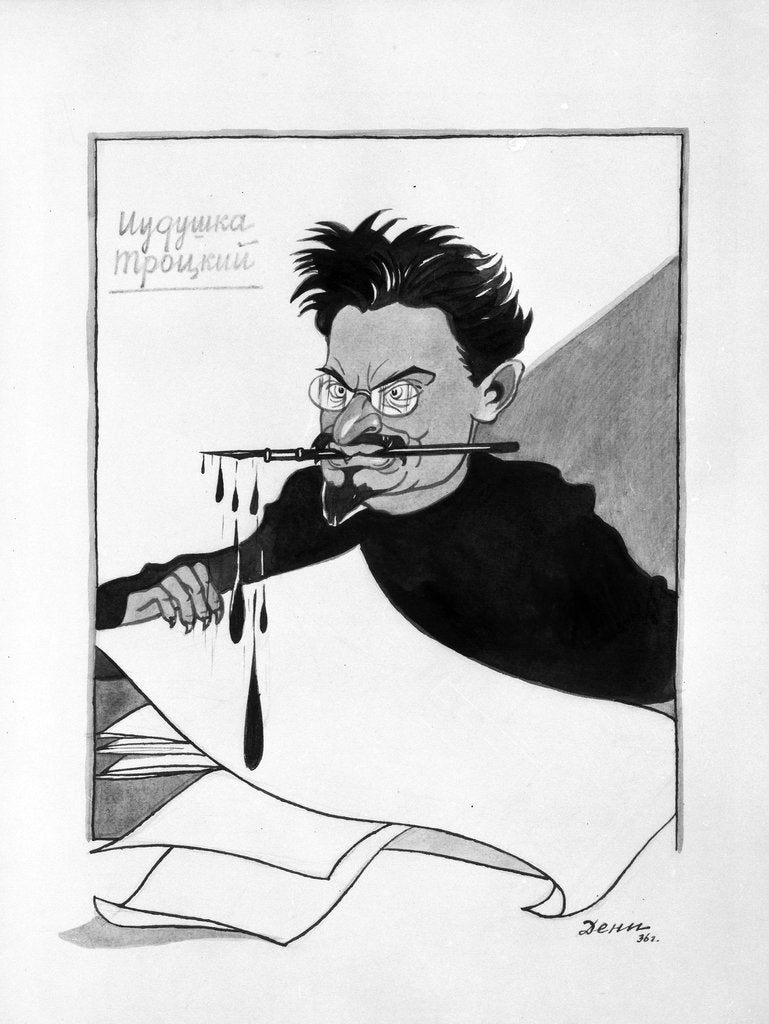 Detail of Trotsky as Judas, 1936 by Anonymous