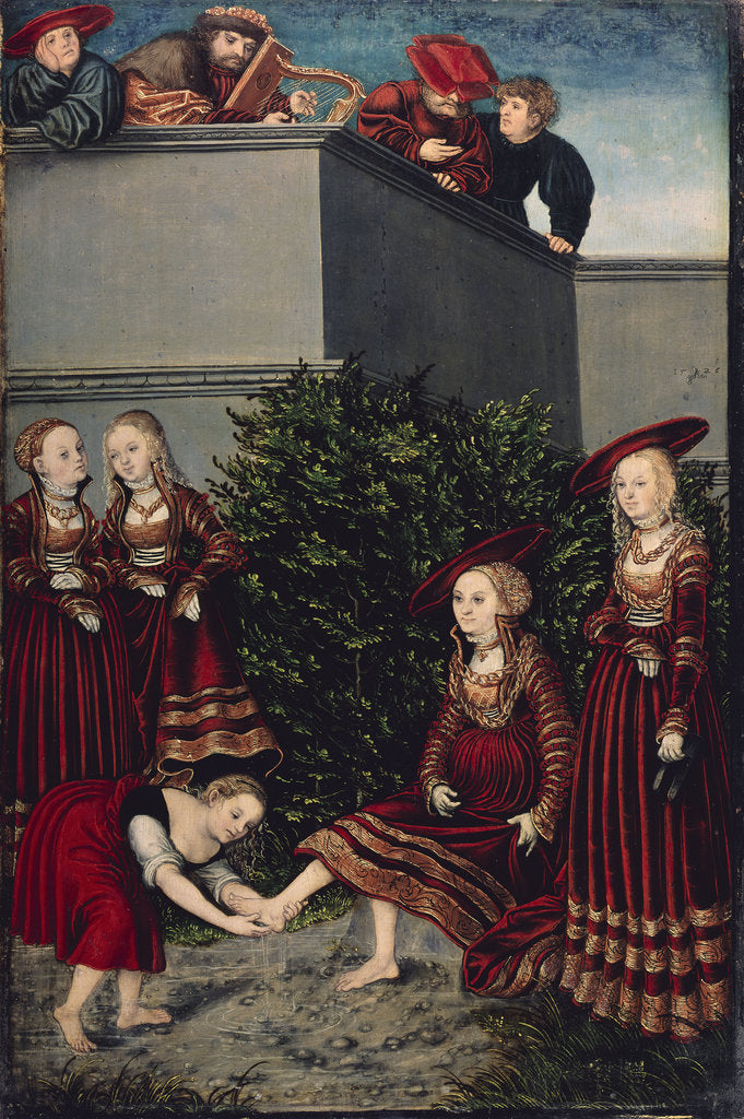 Detail of King David and Bathsheba, 1526 by Anonymous