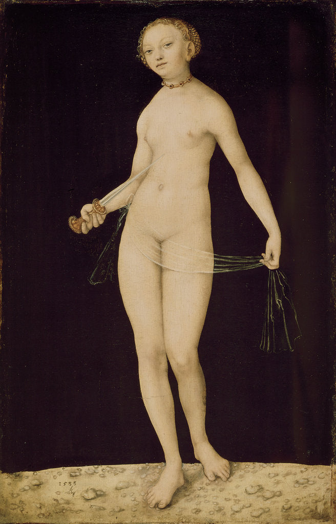 Detail of Lucretia, 1533 by Anonymous