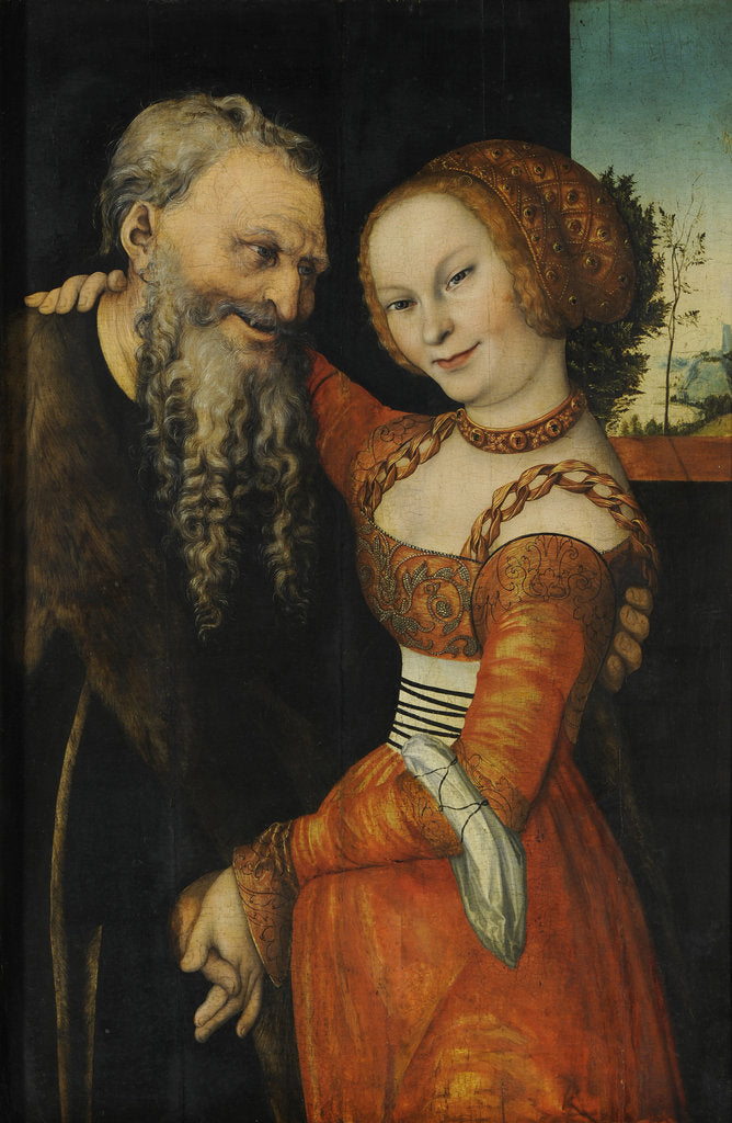 Detail of The Ill-matched Couple, ca 1530 by Anonymous