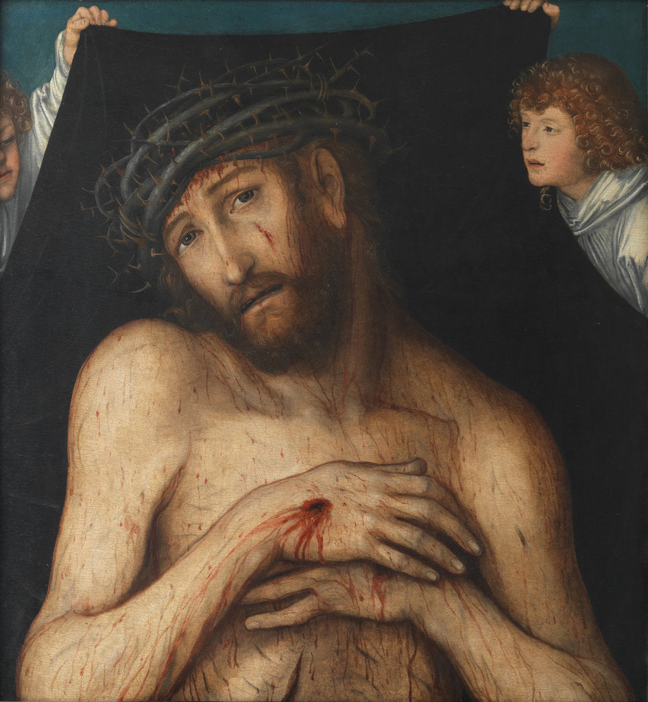 Detail of The Man of Sorrows, ca 1515 by Anonymous