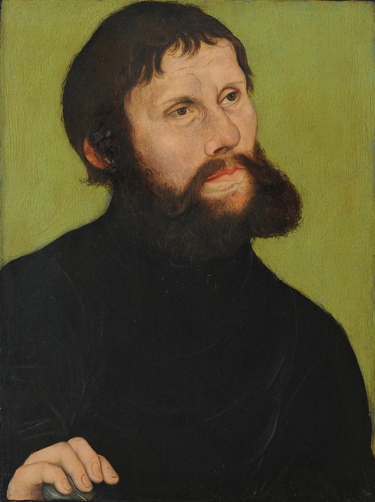 Detail of Portrait of Luther as Junker Jörg, 1521 by Anonymous