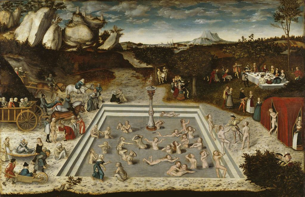 Detail of The Fountain of Youth, 1546 by Anonymous