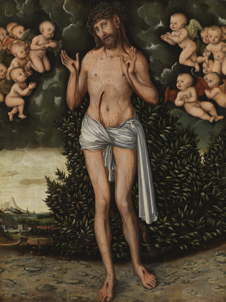 Detail of Christ as the Man of Sorrows, after 1537 by Anonymous