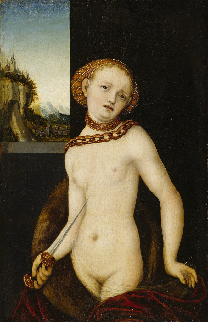 Detail of Lucretia, 1530 by Anonymous