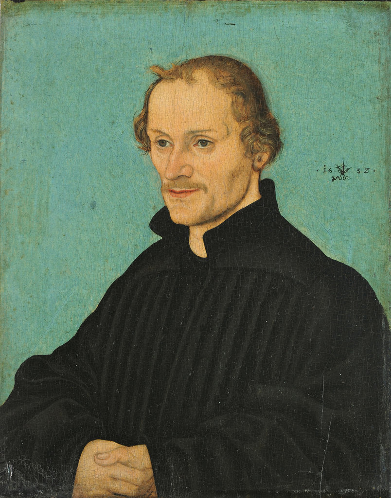 Detail of Portrait of Philip Melanchthon, 1532 by Anonymous