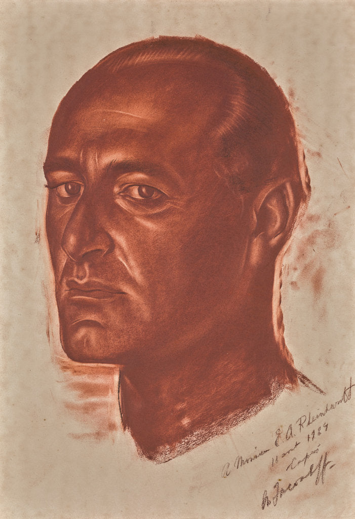 Detail of Portrait of Emil Alphons Rheinhardt, 1929 by Anonymous