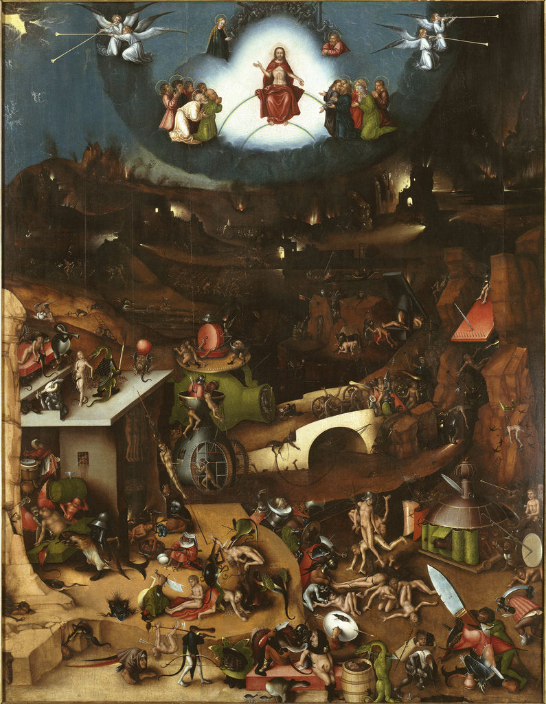 Detail of The Last Judgment. Winged Altar after Hieronymus Bosch, ca 1521-1525 by Anonymous