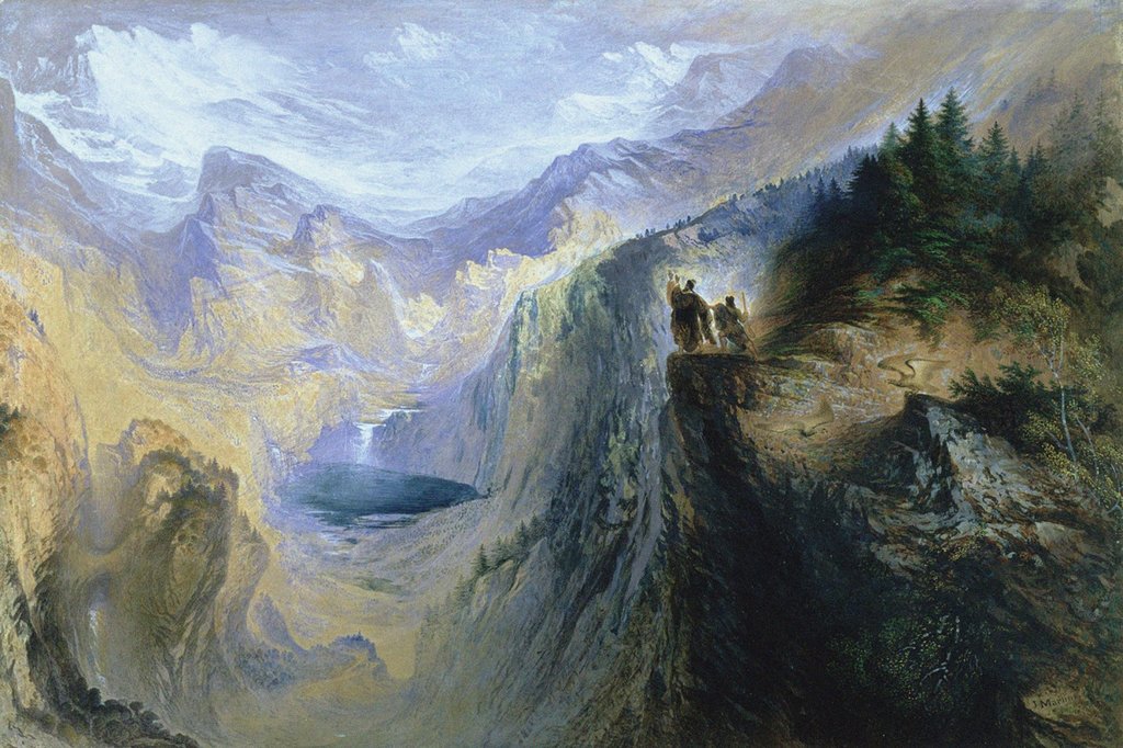 Detail of Manfred on the Jungfrau, 1837 by Anonymous