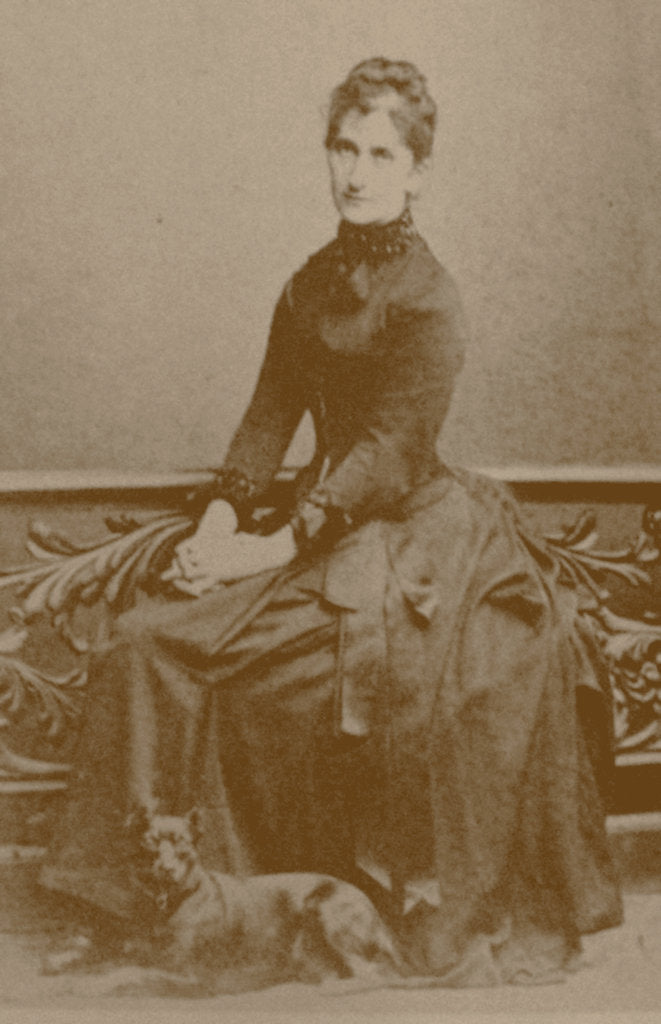 Detail of Marion Mathilde von Weber-Schwabe, 1880s by Anonymous