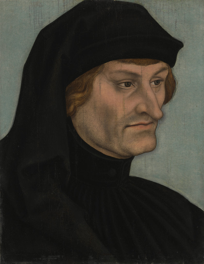 Detail of Portrait of Rudolphus Agricola, ca 1532 by Anonymous