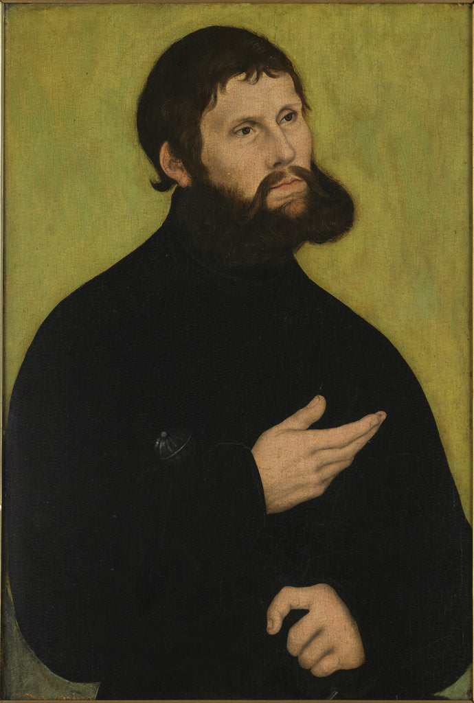 Detail of Portrait of Luther as Junker Jörg, ca 1521 by Anonymous