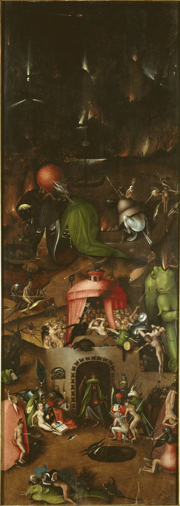 Detail of The Last Judgment. Winged Altar after Hieronymus Bosch, ca 1521-1525 by Anonymous