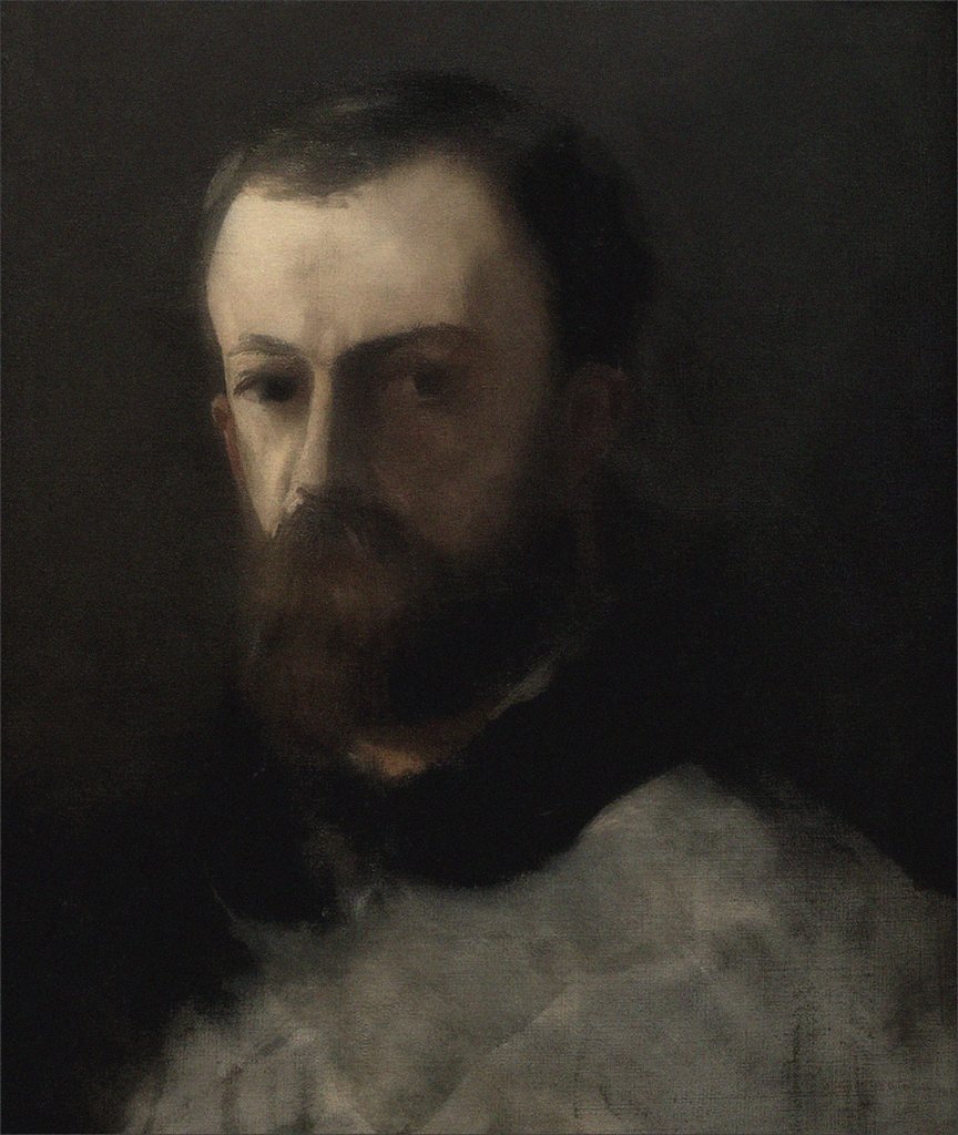Detail of Self-Portrait, c. 1880 by Anonymous