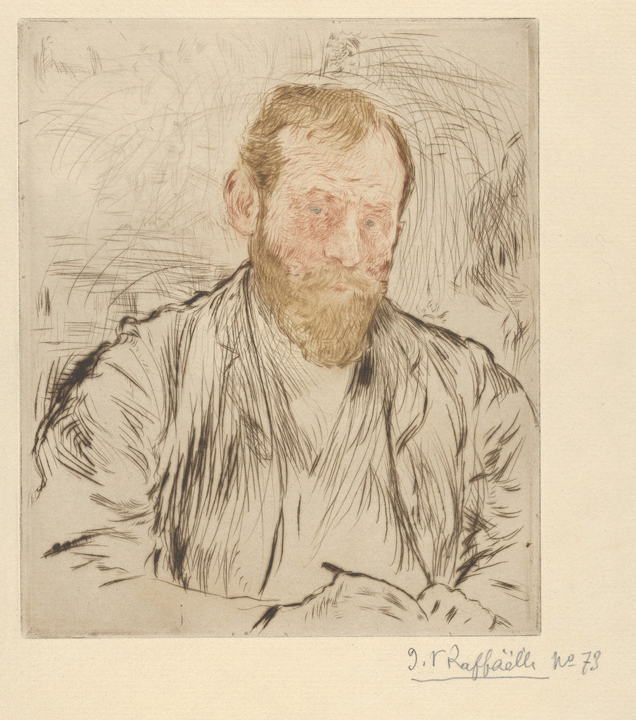 Detail of Self-Portrait, 1893 by Anonymous