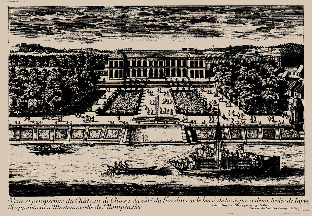 Detail of Château de Choisy, Early 18th cen by Anonymous