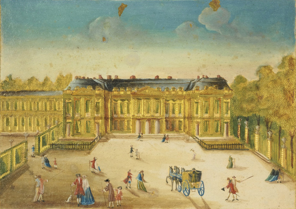 Detail of Château de Choisy, 1770s by Anonymous