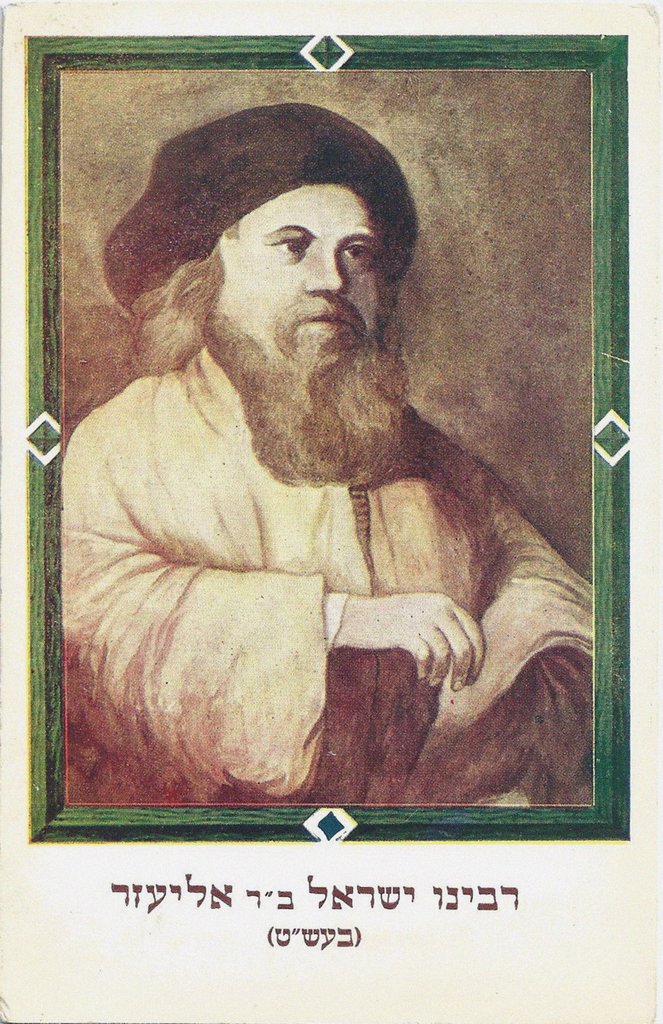 Detail of Rabbi Israel ben Eliezer called Baal Shem Tov, 19th century by Anonymous