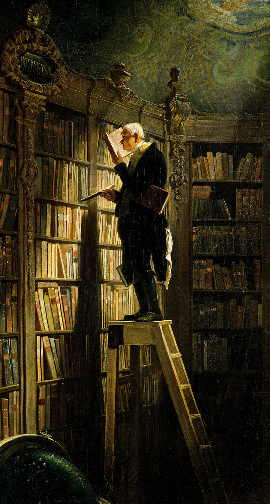Detail of The Bookworm, 1850 by Anonymous