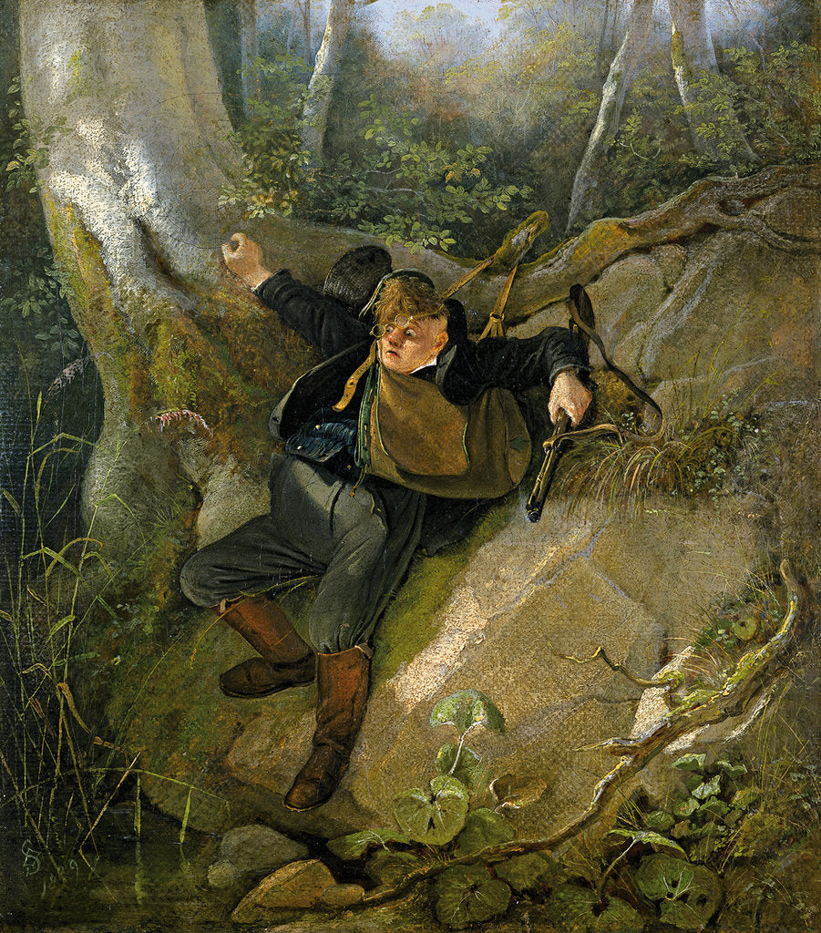 Detail of Hunting Accident, 1839 by Anonymous