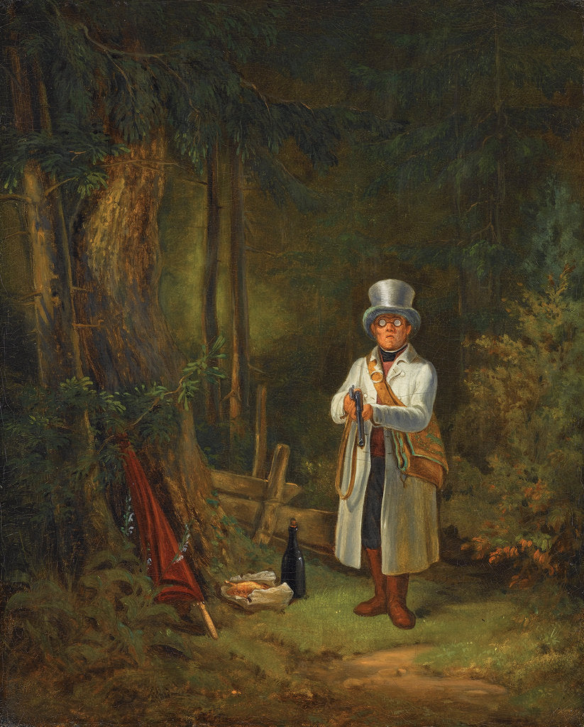 Detail of The Sunday Hunter, ca 1841-1848 by Anonymous