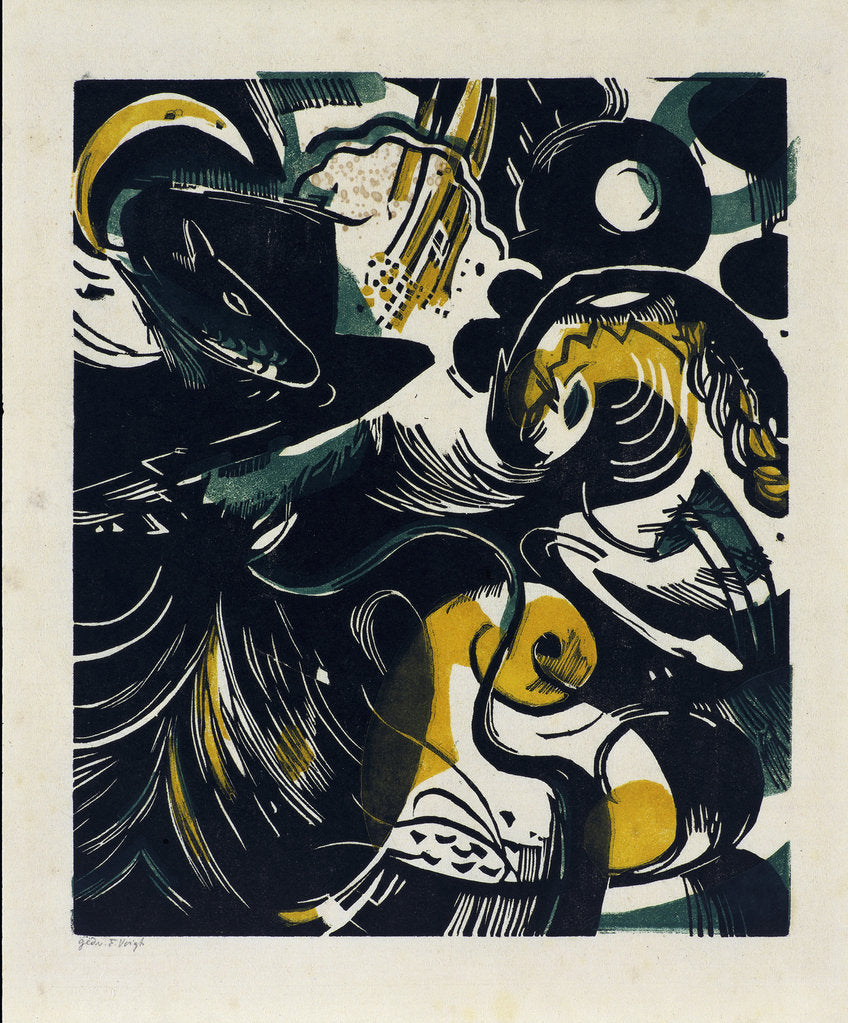 Detail of The creation story II (Genesis II), 1914 by Anonymous