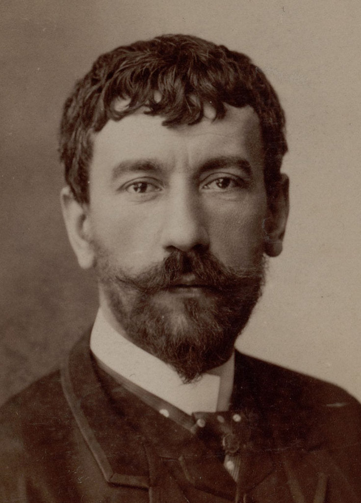 Detail of Portrait of Louis-Maurice Boutet de Monvel, 1890s by Anonymous