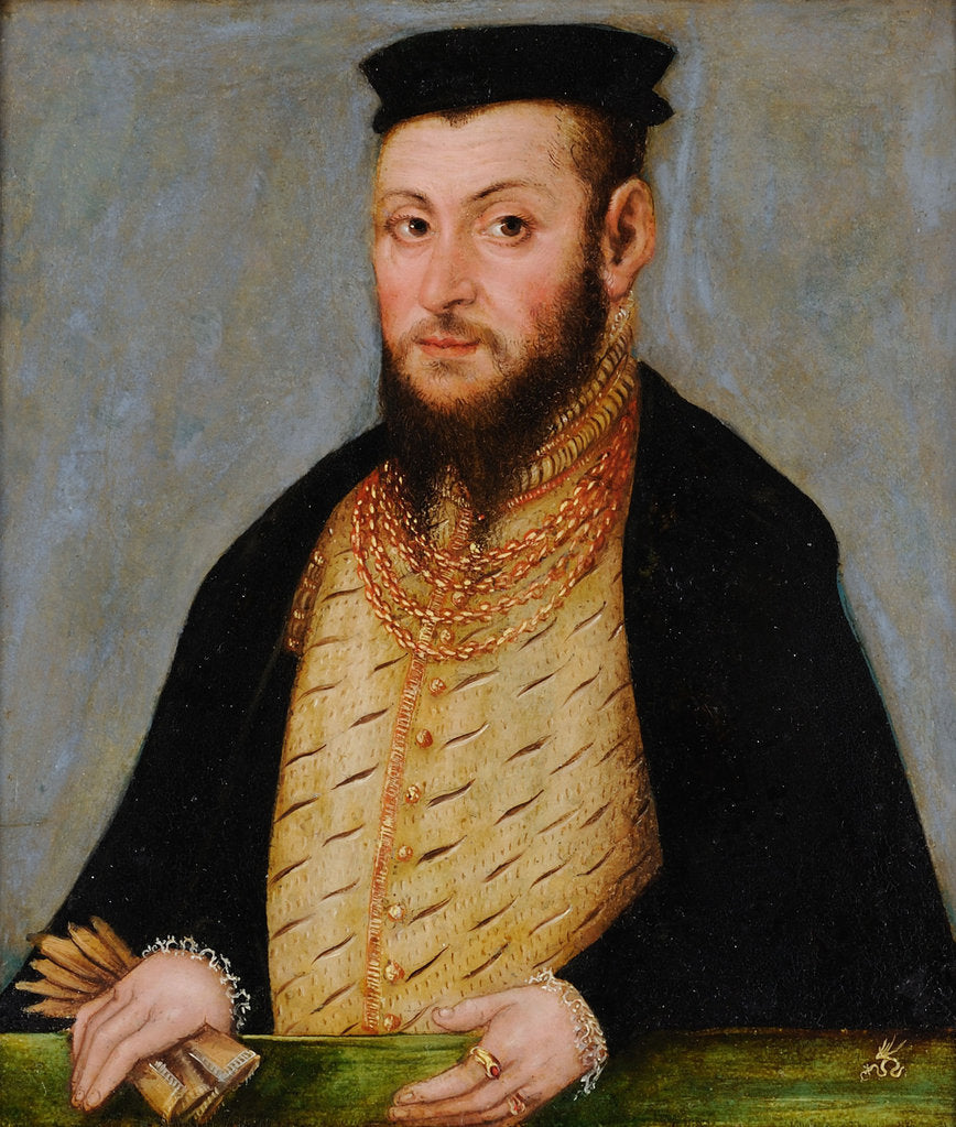 Detail of Portrait of Sigismund II Augustus, King of Poland, c. 1565 by Anonymous