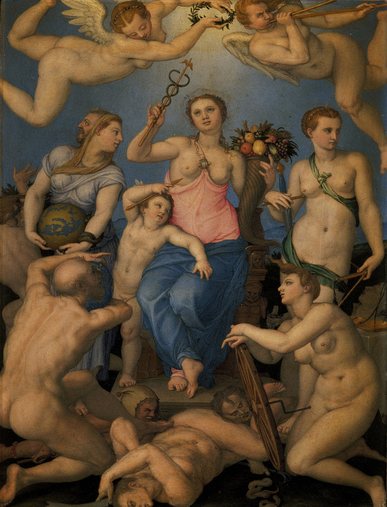 Detail of Allegory of Happiness, 1564 by Anonymous