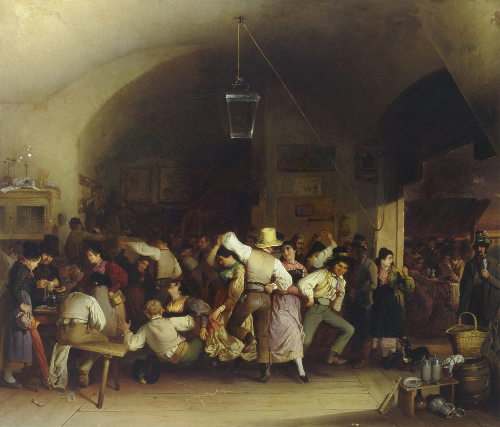 Detail of The folk dance, 1847 by Anonymous