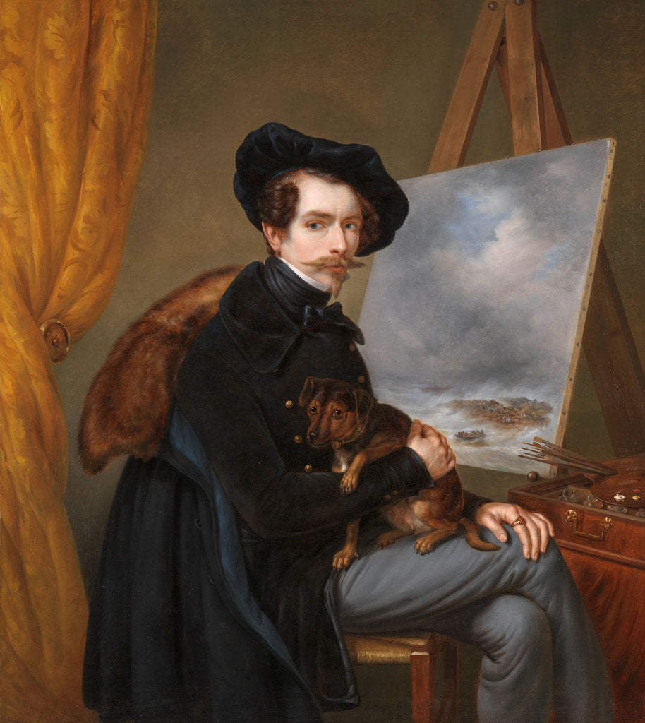 Detail of Self-Portrait, 1838 by Anonymous