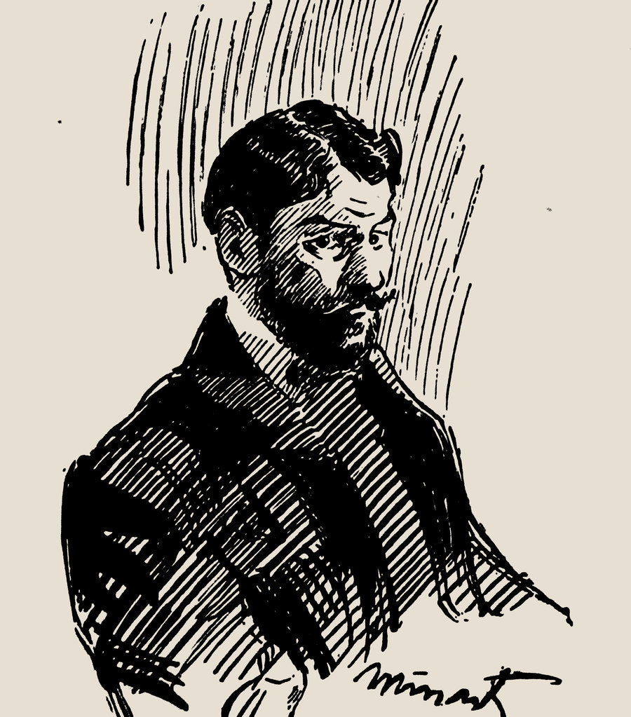 Detail of Portrait of Tony Minartz, 1903 by Anonymous