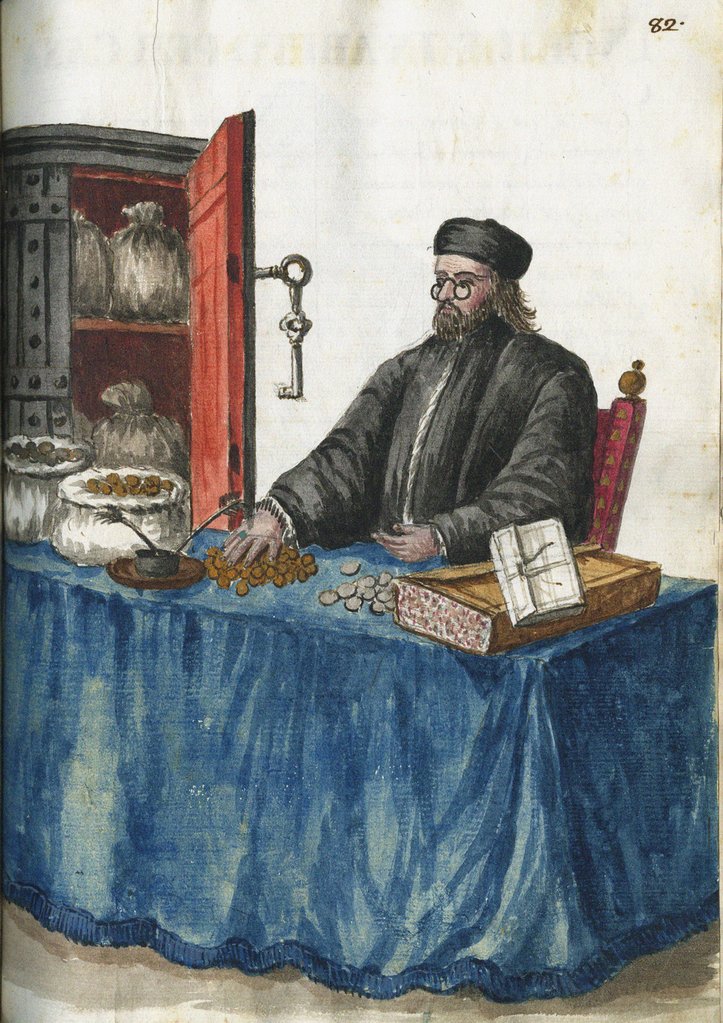 Detail of Banker by Anonymous