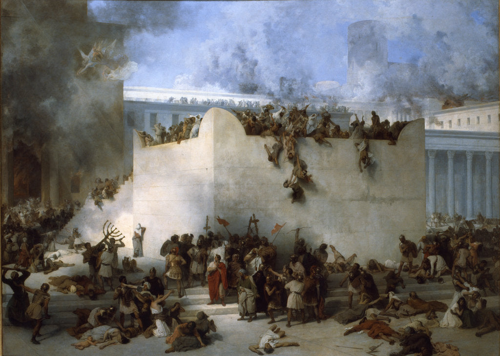 Detail of The Destruction of the Temple of Jerusalem by Anonymous