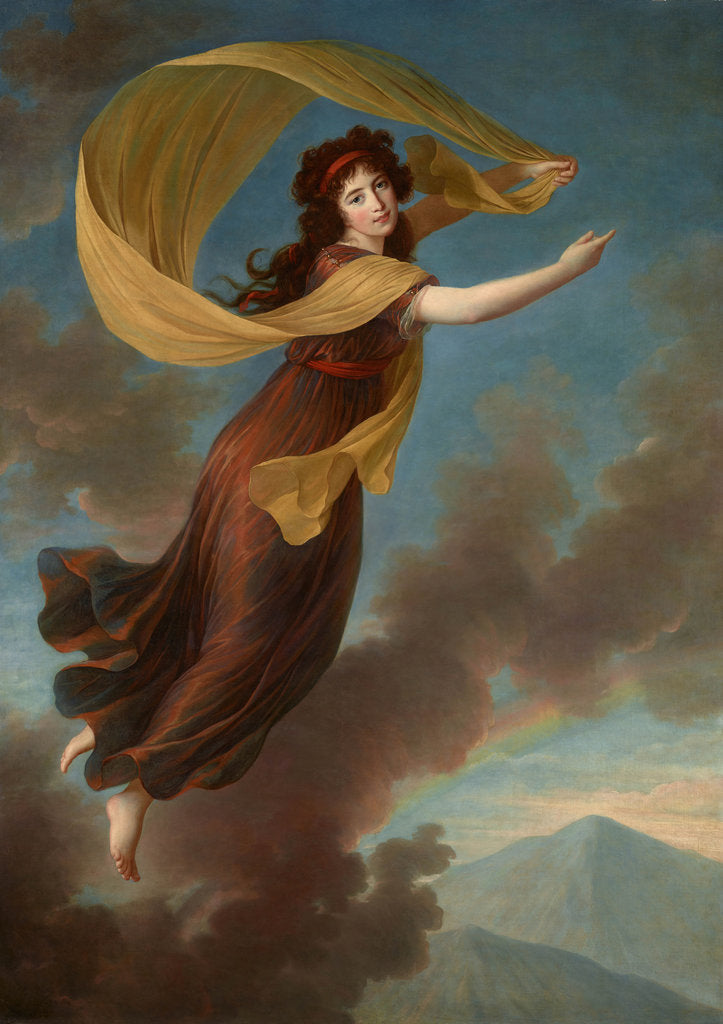 Detail of Portrait of Princess Karoline von Liechtenstein, née Countess von Manderscheid-Blankenheim (1768-183 by Anonymous