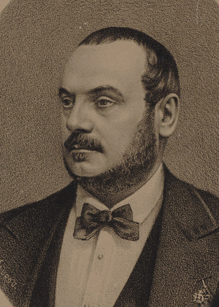 Detail of Portrait of the composer Jean-Baptiste Arban, 1880 by Anonymous